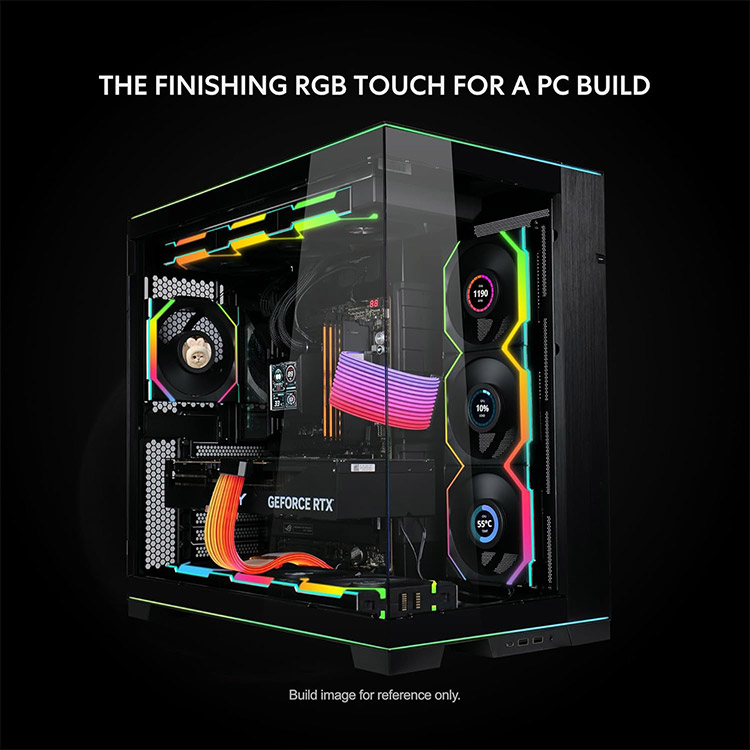 خرید کابل افزایش طول Lian Li Strimer بی‌سیم 24P ARGB - طول 260 میلیمتر